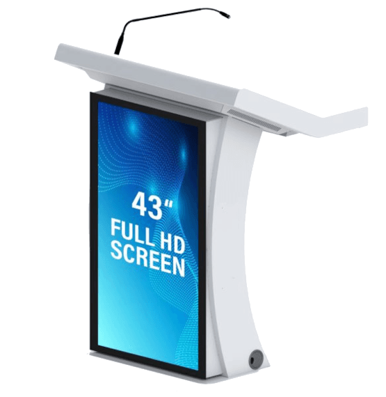 Indoor movie night setup with large screen